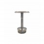 Support de main courante droit articulé pour poteaux rond inox - Photo