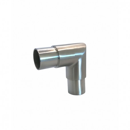 Coude inox 90° en angle droit - Photo