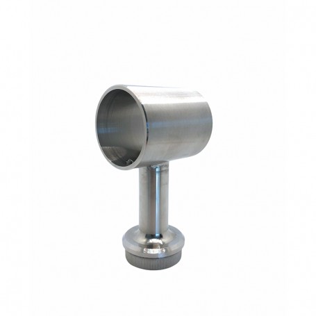 Support de main courante bague pour poteaux rond inox - Photo