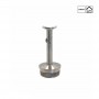 Support de main courante droit articulé pour poteaux rond inox - AISI304