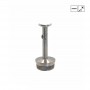 Support de main courante droit articulé pour poteaux rond inox - AISI316