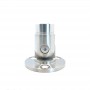 Rotule inox sur platine poli miroir - Photo