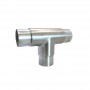 Raccord en T inox 3 tubes poli miroir - Photo