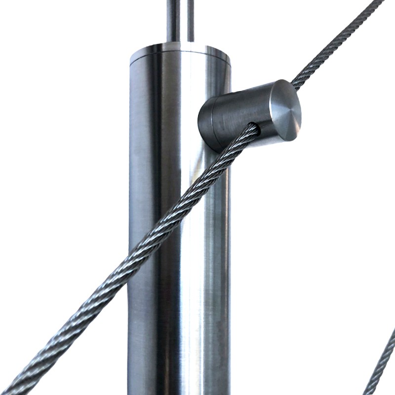 Insert traversant inox pour câble METALIDEAL