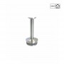 Support de main courante droit pour poteaux rond inox - Brossé 304 - Profil