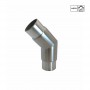 Coude inox 45°