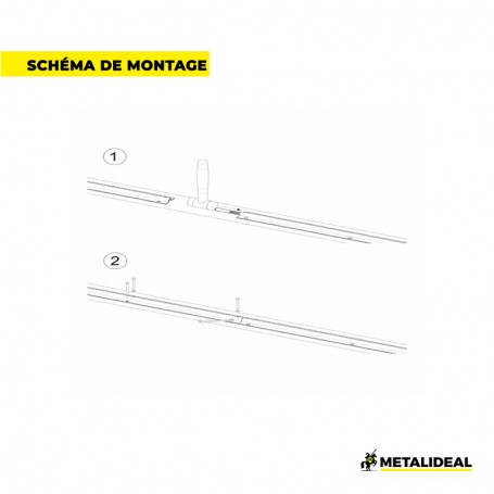 Metalideal | Galet Ou Roue De Portail Support Extérieur
